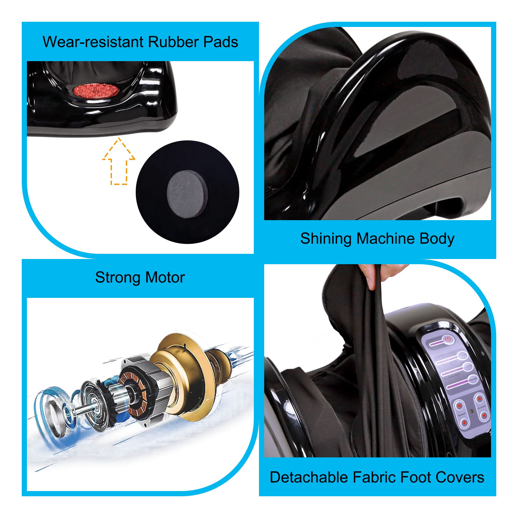 Electric And Heating Foot and Leg Massager with Remote Control - CMF2 Thumbnail 6