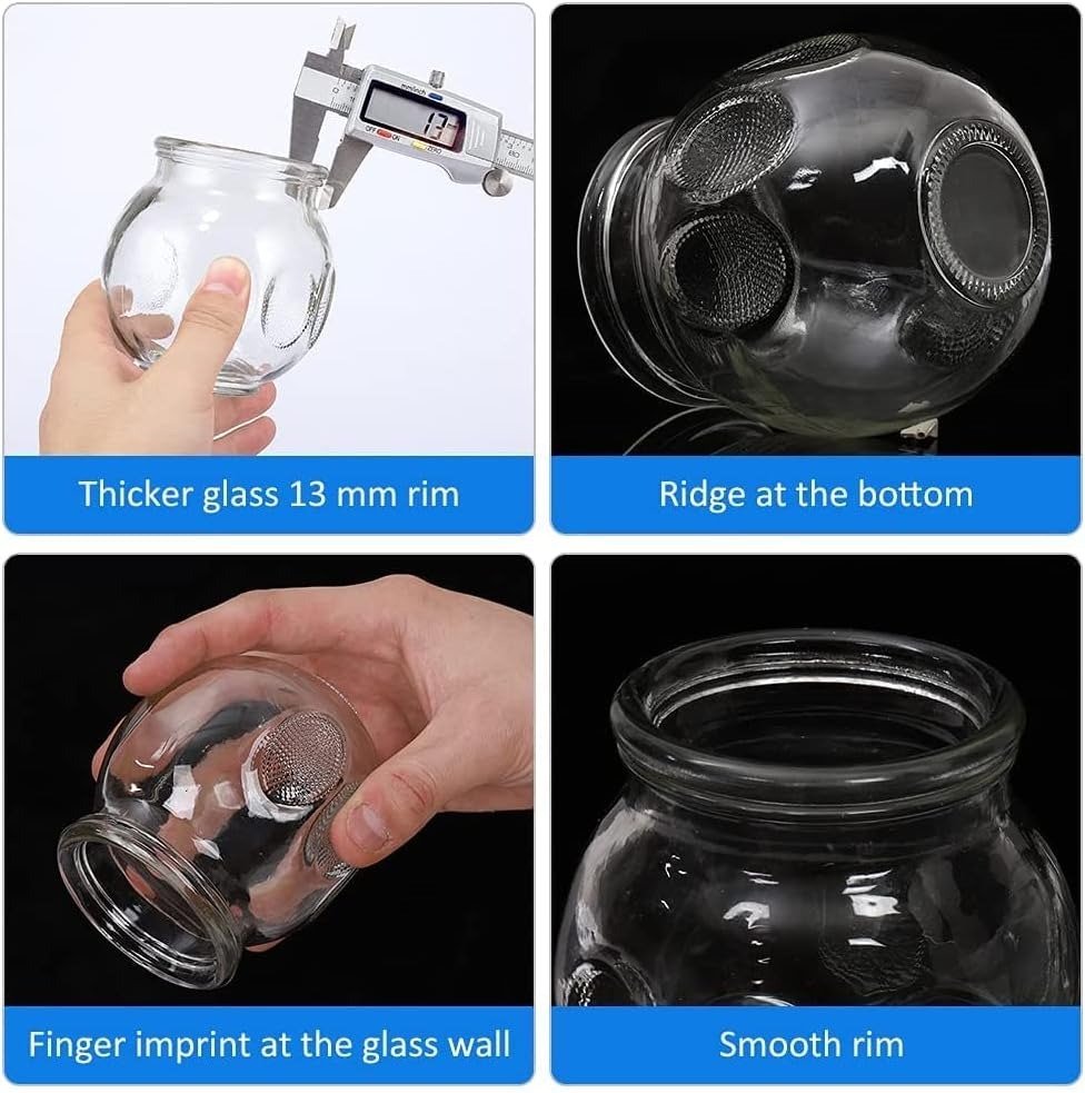 12pcs Glass Cupping Therapy Set - CGC1 Thumbnail 4