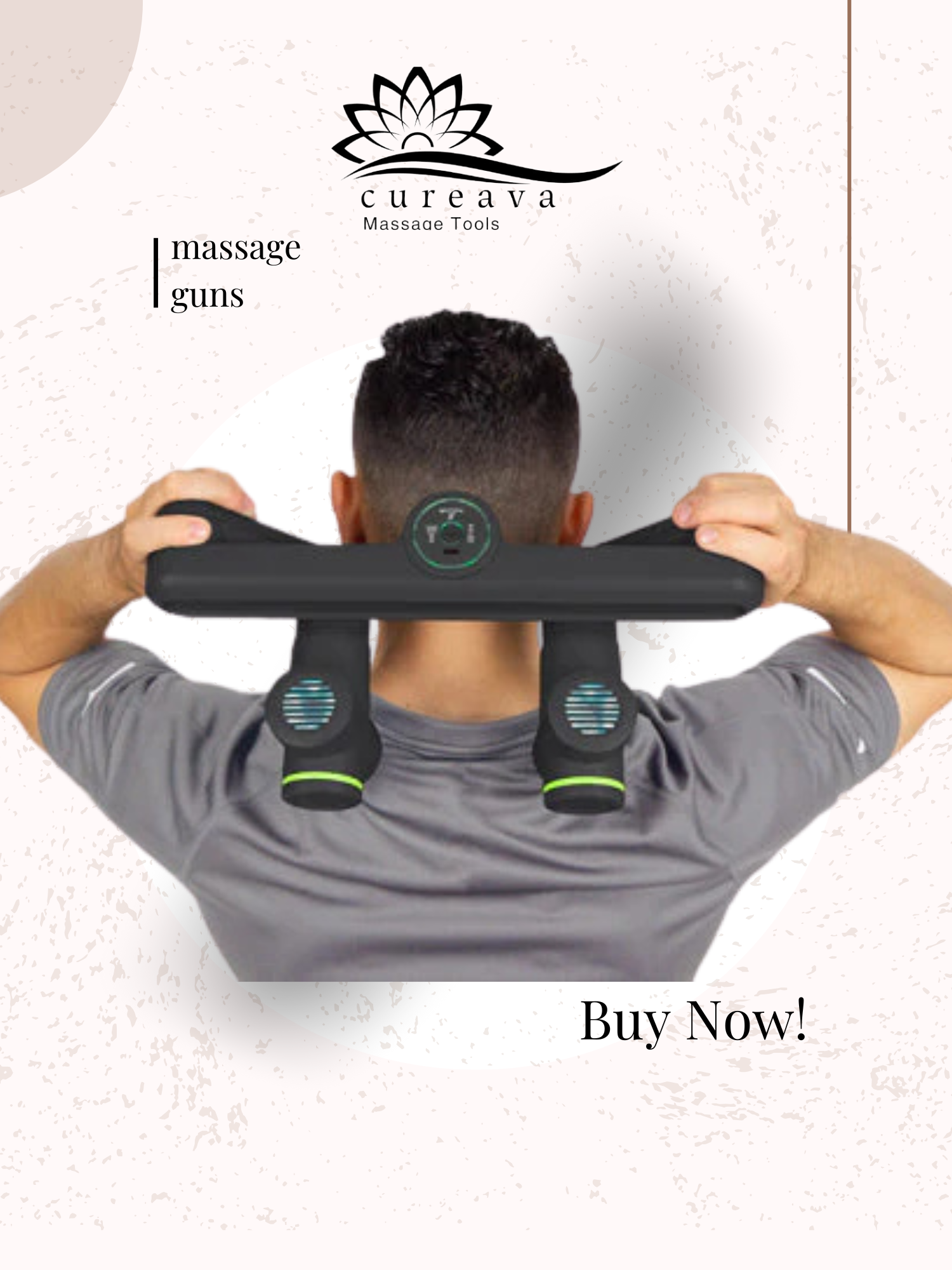 Dual Head Massage Gun – Cureava