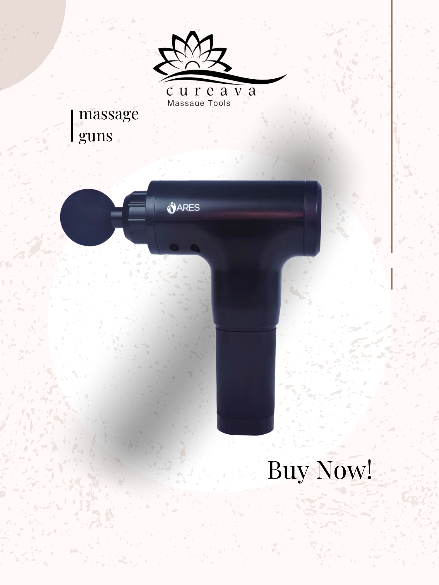 TUNTURI Massage Gun Set