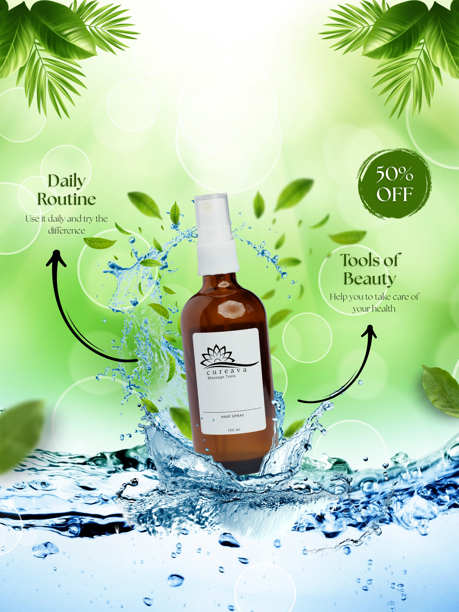 Hair &amp; Scalp Massage Spray – Daily Routine