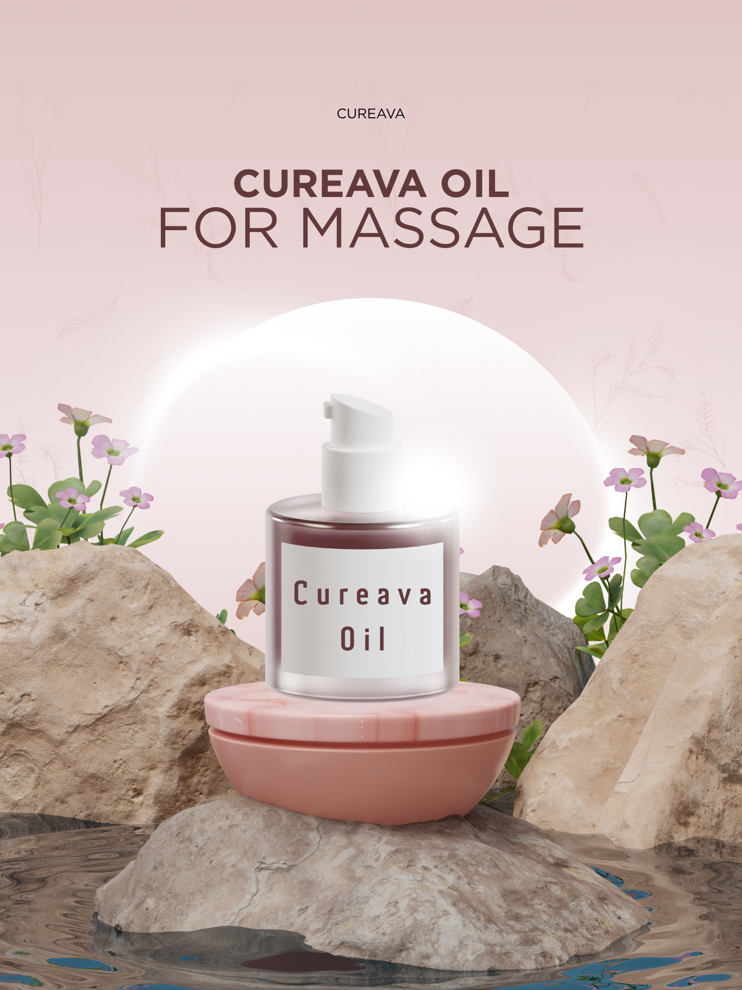 Cureava Oil for Massage – Botanical Edition