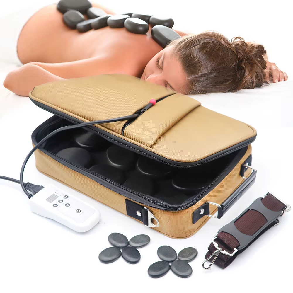 Portable Hot Stone Warmer Set